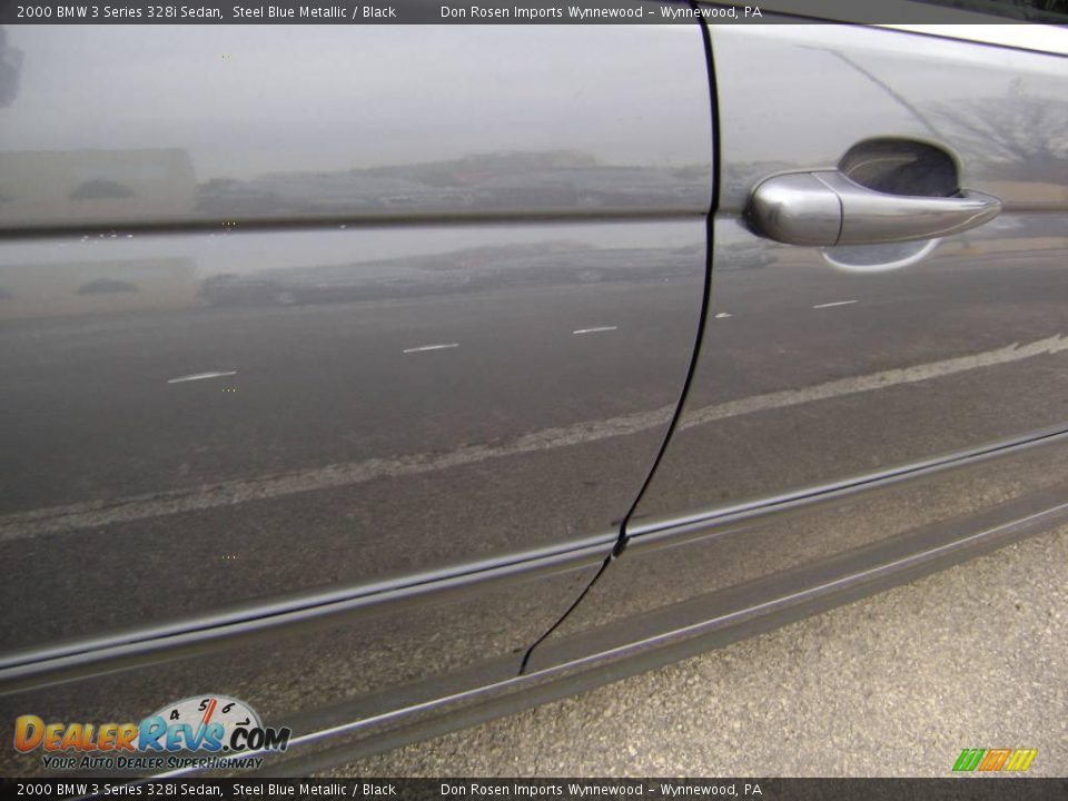 2000 BMW 3 Series 328i Sedan Steel Blue Metallic / Black Photo #25