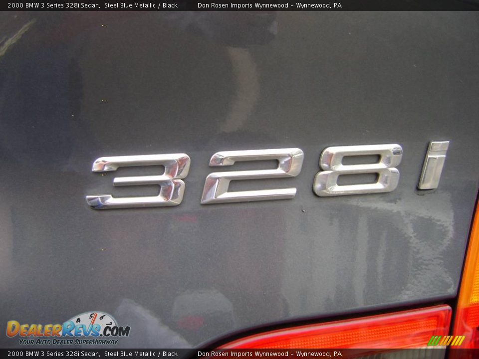 2000 BMW 3 Series 328i Sedan Steel Blue Metallic / Black Photo #26