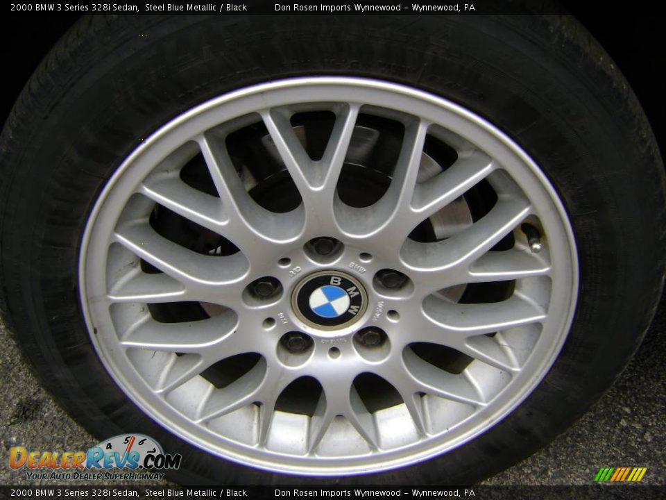 2000 BMW 3 Series 328i Sedan Steel Blue Metallic / Black Photo #27