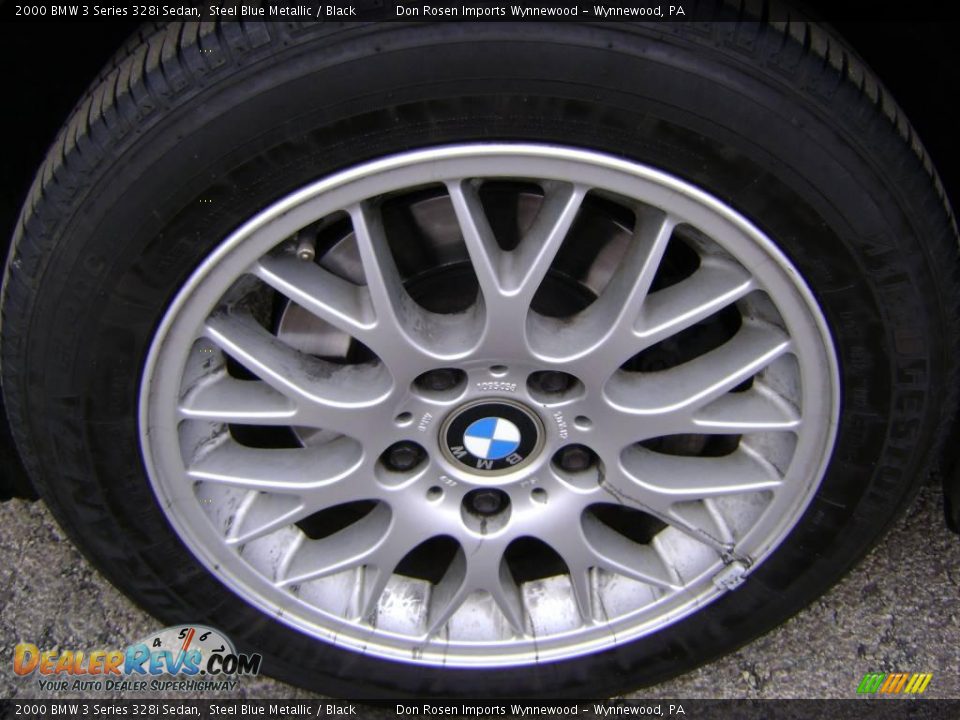 2000 BMW 3 Series 328i Sedan Steel Blue Metallic / Black Photo #29