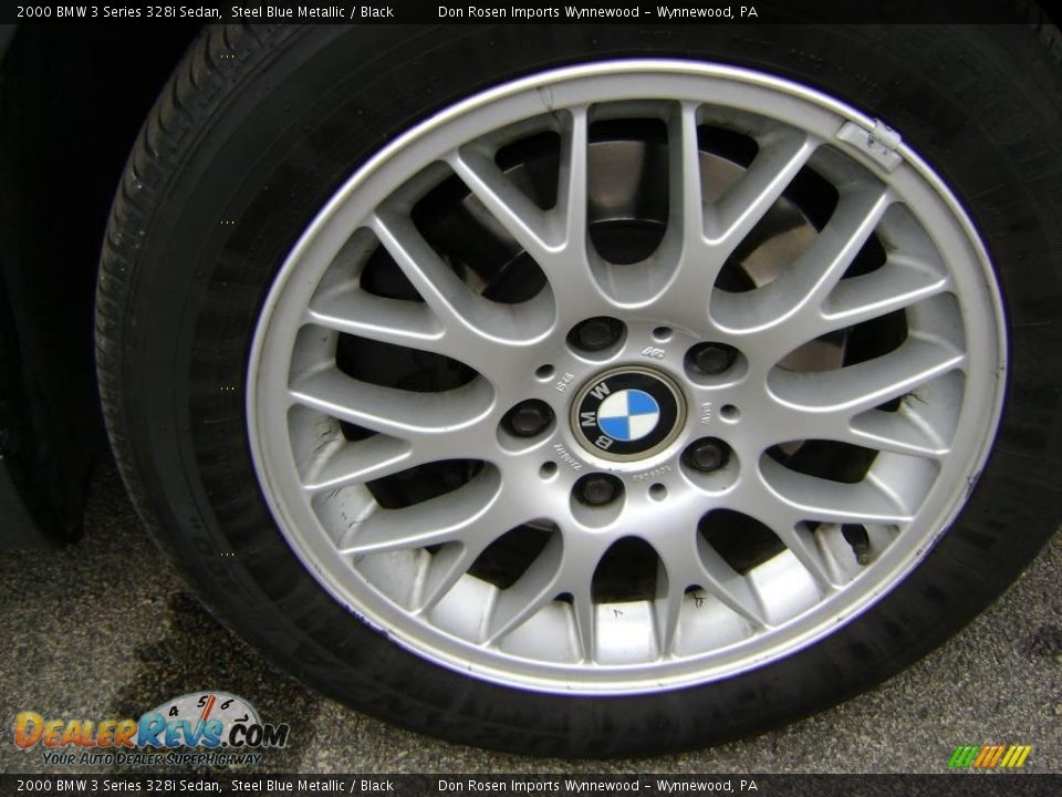 2000 BMW 3 Series 328i Sedan Steel Blue Metallic / Black Photo #30