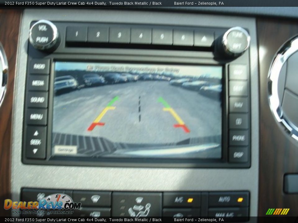 2012 Ford F350 Super Duty Lariat Crew Cab 4x4 Dually Tuxedo Black Metallic / Black Photo #17