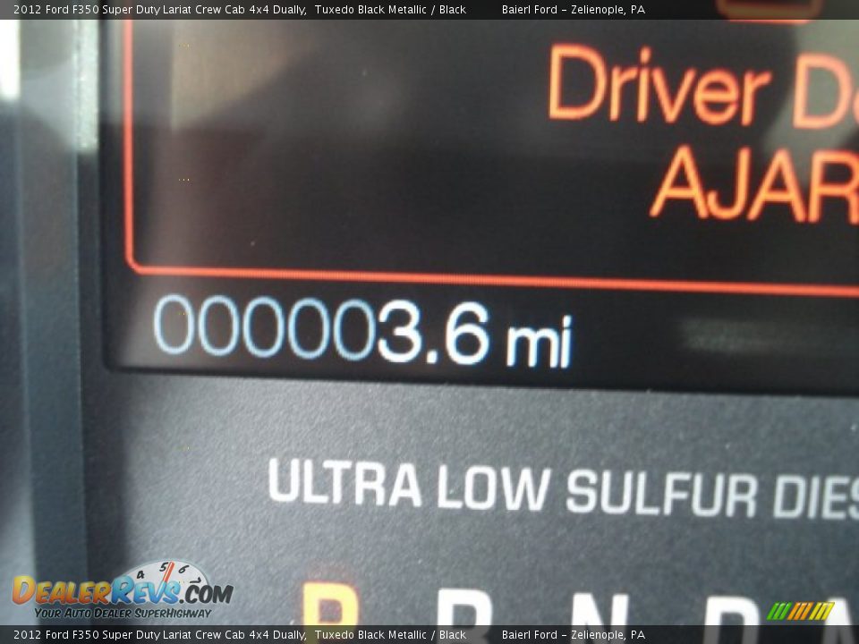 2012 Ford F350 Super Duty Lariat Crew Cab 4x4 Dually Tuxedo Black Metallic / Black Photo #19