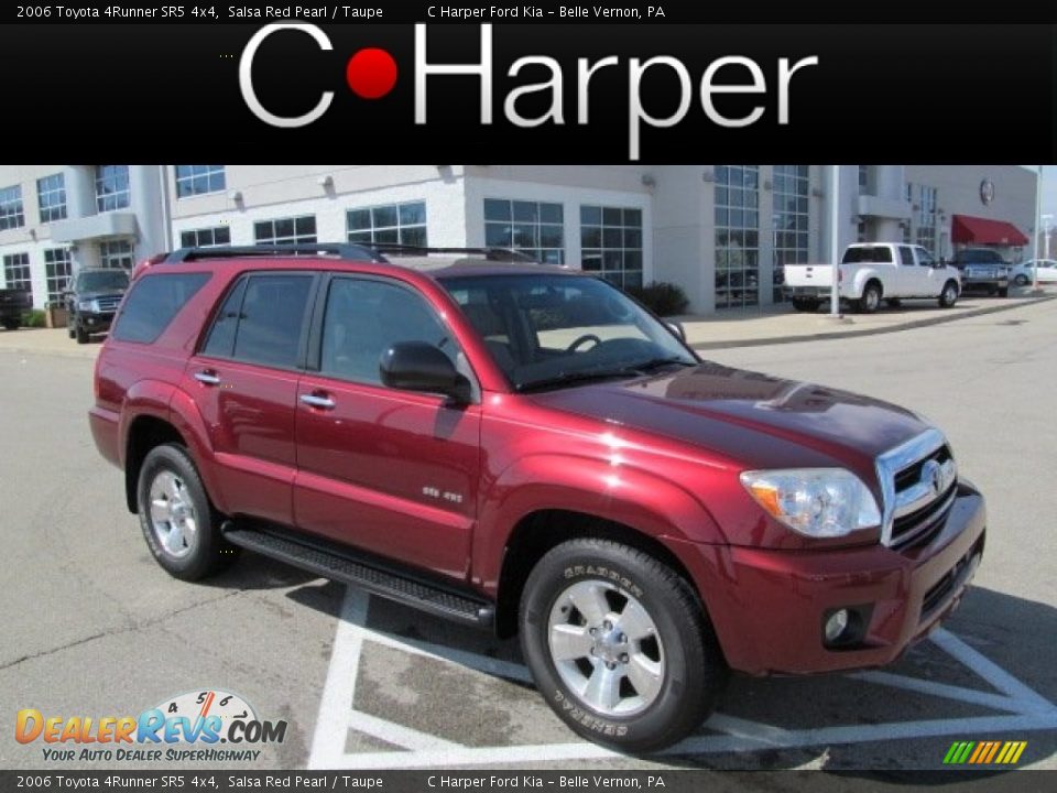 2006 Toyota 4Runner SR5 4x4 Salsa Red Pearl / Taupe Photo #1