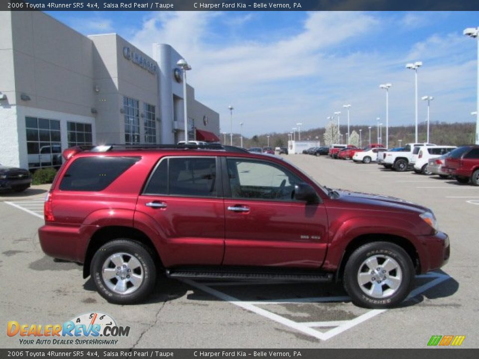 2006 Toyota 4Runner SR5 4x4 Salsa Red Pearl / Taupe Photo #2