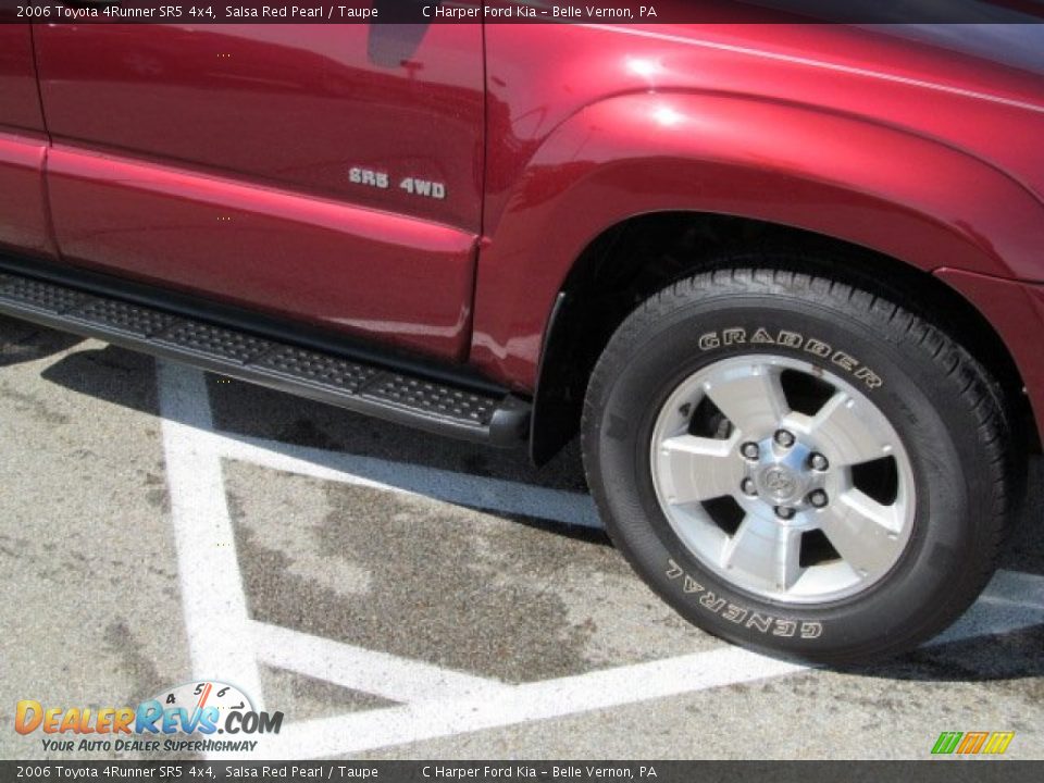 2006 Toyota 4Runner SR5 4x4 Salsa Red Pearl / Taupe Photo #3