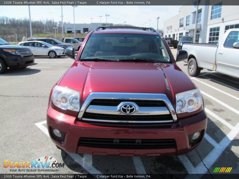 2006 Toyota 4Runner SR5 4x4 Salsa Red Pearl / Taupe Photo #5