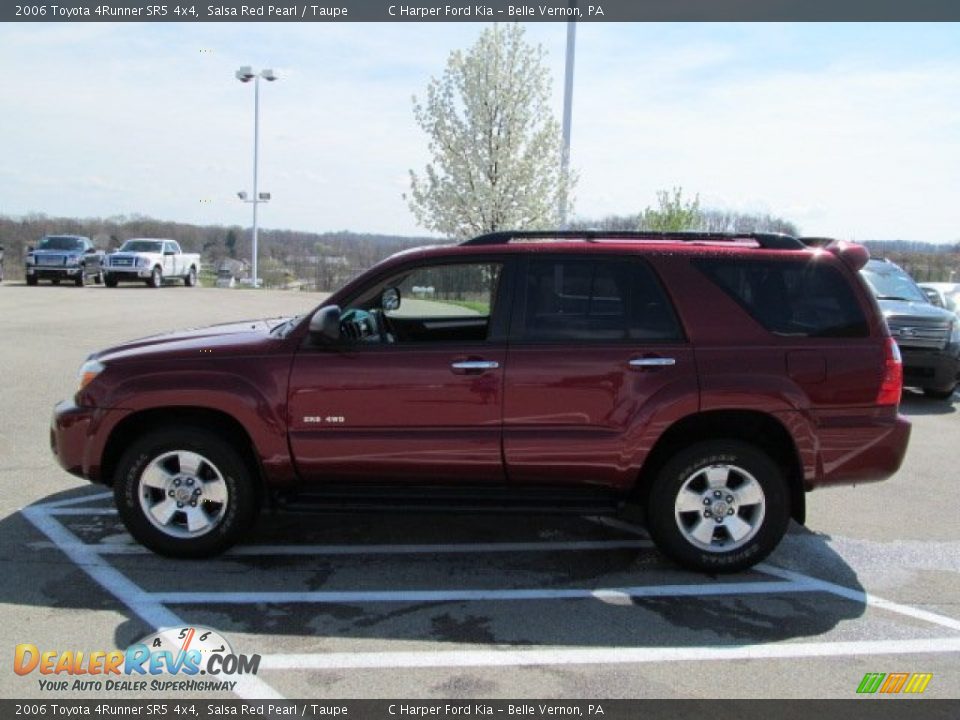 2006 Toyota 4Runner SR5 4x4 Salsa Red Pearl / Taupe Photo #7