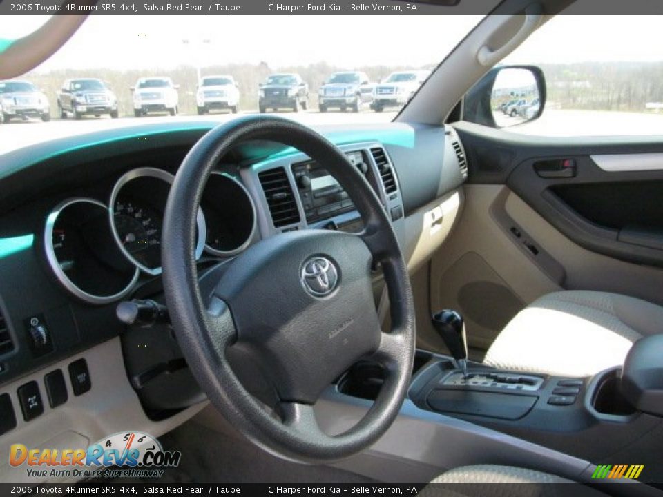 2006 Toyota 4Runner SR5 4x4 Salsa Red Pearl / Taupe Photo #15