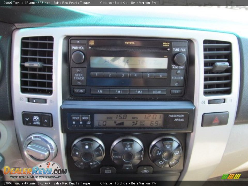 2006 Toyota 4Runner SR5 4x4 Salsa Red Pearl / Taupe Photo #16