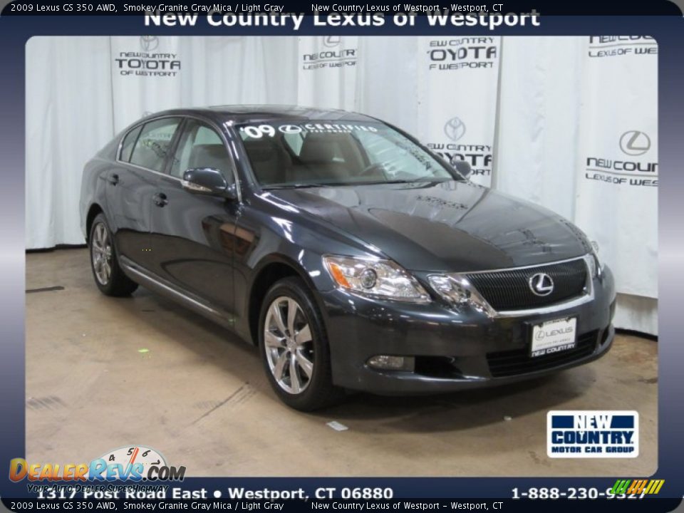 2009 Lexus GS 350 AWD Smokey Granite Gray Mica / Light Gray Photo #1