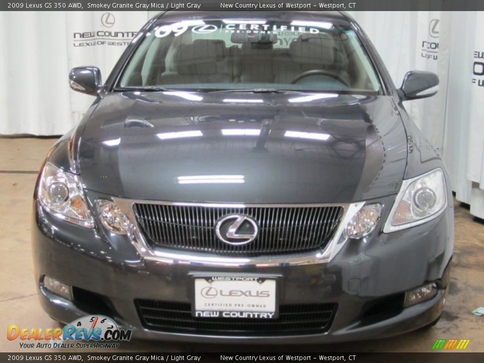 2009 Lexus GS 350 AWD Smokey Granite Gray Mica / Light Gray Photo #2