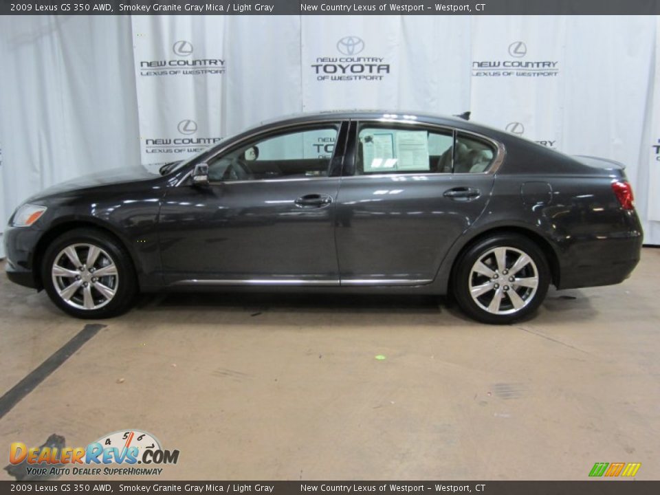 2009 Lexus GS 350 AWD Smokey Granite Gray Mica / Light Gray Photo #4