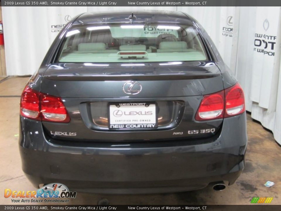 2009 Lexus GS 350 AWD Smokey Granite Gray Mica / Light Gray Photo #5