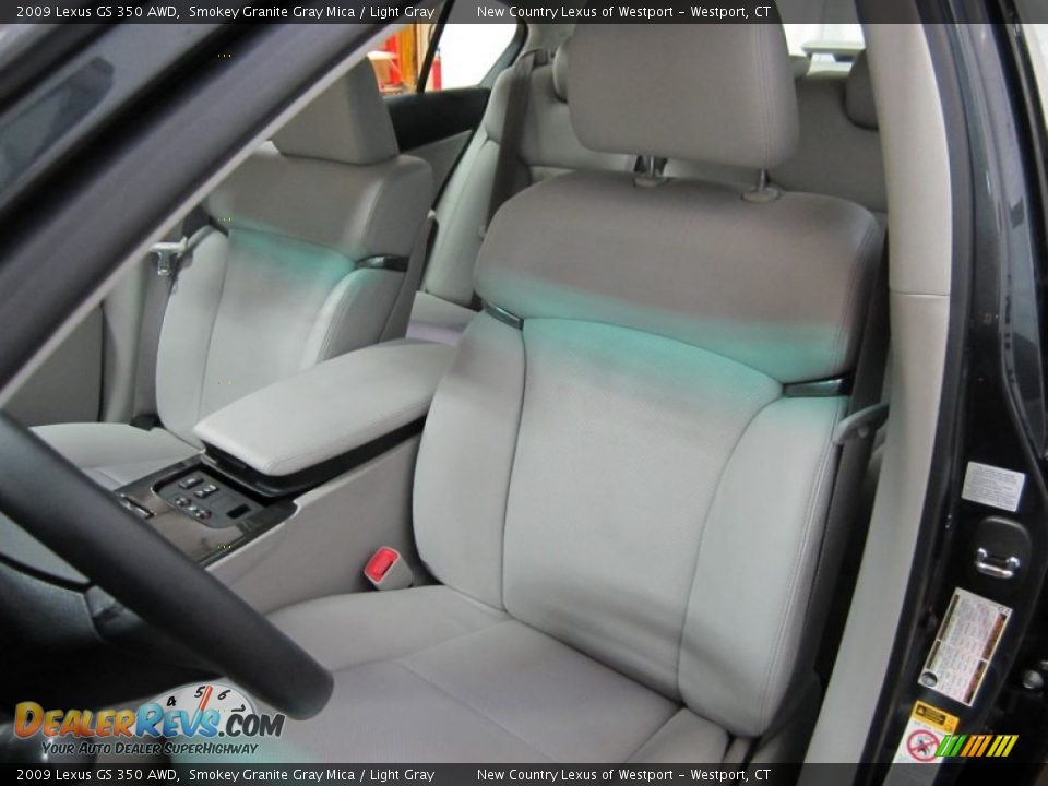2009 Lexus GS 350 AWD Smokey Granite Gray Mica / Light Gray Photo #8