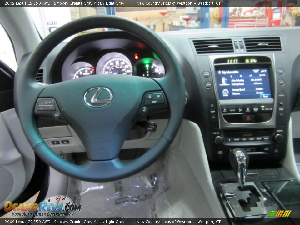2009 Lexus GS 350 AWD Smokey Granite Gray Mica / Light Gray Photo #9