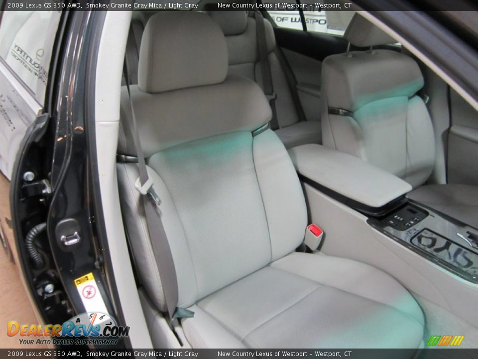 2009 Lexus GS 350 AWD Smokey Granite Gray Mica / Light Gray Photo #10