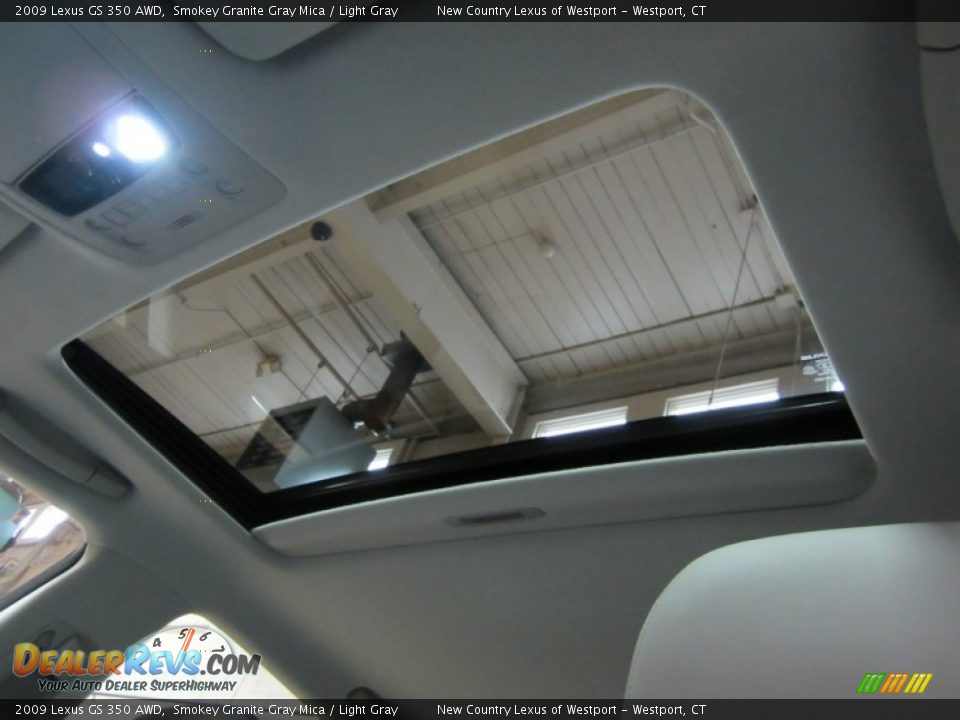 2009 Lexus GS 350 AWD Smokey Granite Gray Mica / Light Gray Photo #14