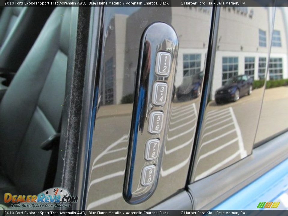 2010 Ford Explorer Sport Trac Adrenalin AWD Blue Flame Metallic / Adrenalin Charcoal Black Photo #5