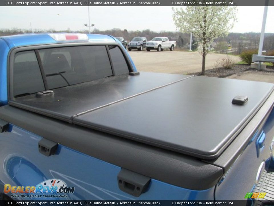 2010 Ford Explorer Sport Trac Adrenalin AWD Blue Flame Metallic / Adrenalin Charcoal Black Photo #6