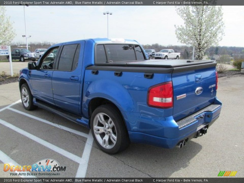 Blue Flame Metallic 2010 Ford Explorer Sport Trac Adrenalin AWD Photo #7