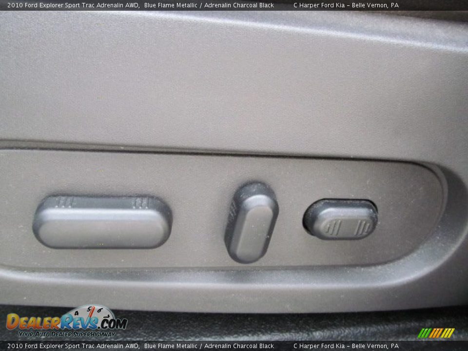 2010 Ford Explorer Sport Trac Adrenalin AWD Blue Flame Metallic / Adrenalin Charcoal Black Photo #17
