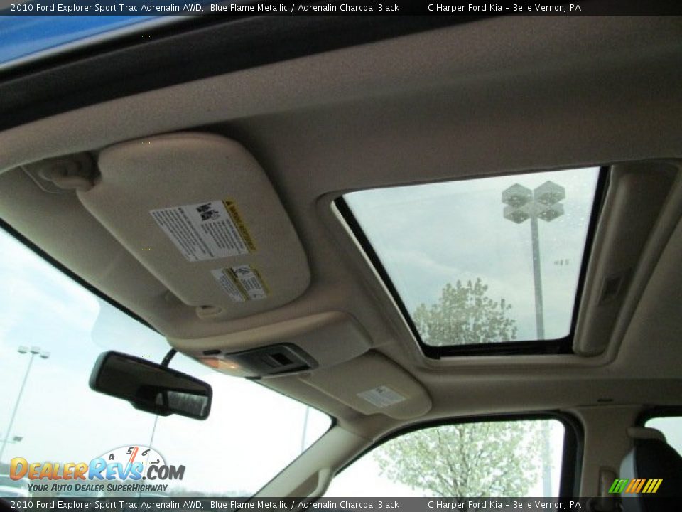 Sunroof of 2010 Ford Explorer Sport Trac Adrenalin AWD Photo #18