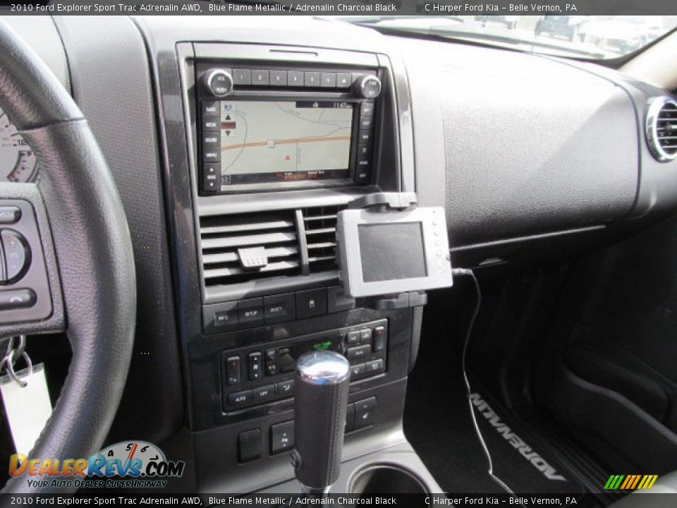 2010 Ford Explorer Sport Trac Adrenalin AWD Blue Flame Metallic / Adrenalin Charcoal Black Photo #22