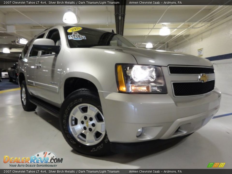 2007 Chevrolet Tahoe LT 4x4 Silver Birch Metallic / Dark Titanium/Light Titanium Photo #1