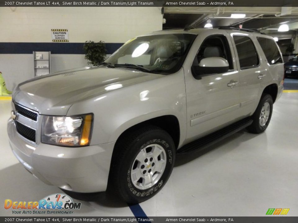 2007 Chevrolet Tahoe LT 4x4 Silver Birch Metallic / Dark Titanium/Light Titanium Photo #2