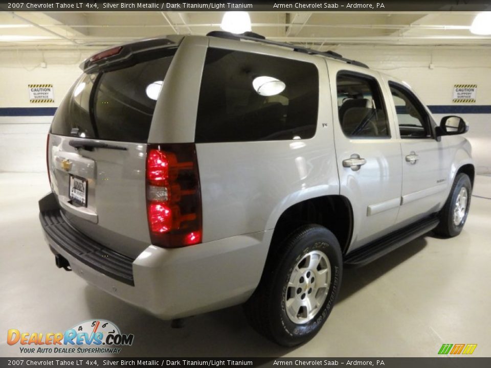 2007 Chevrolet Tahoe LT 4x4 Silver Birch Metallic / Dark Titanium/Light Titanium Photo #9