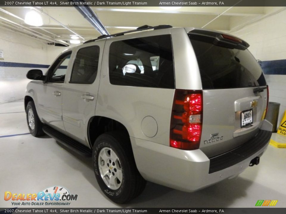 2007 Chevrolet Tahoe LT 4x4 Silver Birch Metallic / Dark Titanium/Light Titanium Photo #11