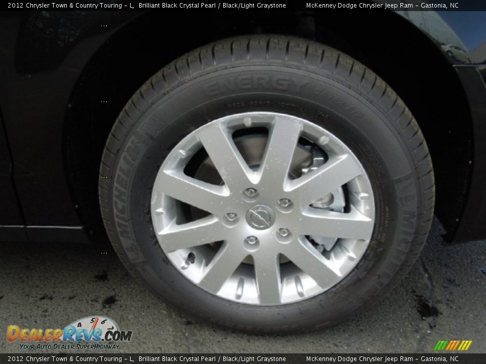 2012 Chrysler Town & Country Touring - L Brilliant Black Crystal Pearl / Black/Light Graystone Photo #27