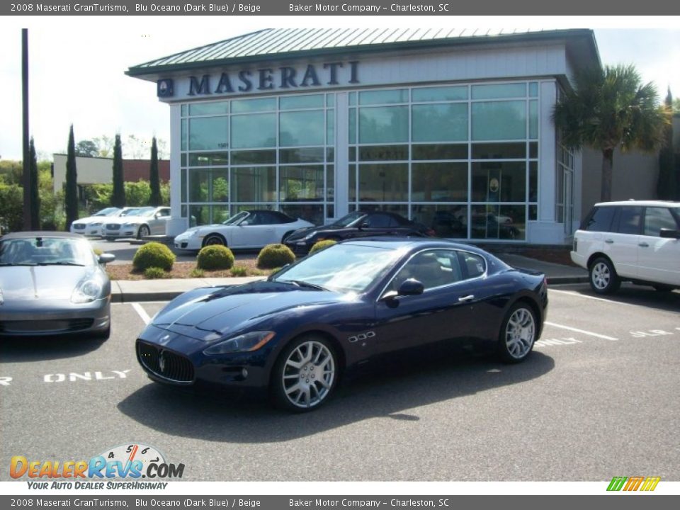 2008 Maserati GranTurismo Blu Oceano (Dark Blue) / Beige Photo #1