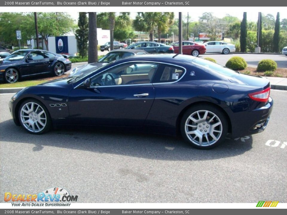 2008 Maserati GranTurismo Blu Oceano (Dark Blue) / Beige Photo #2