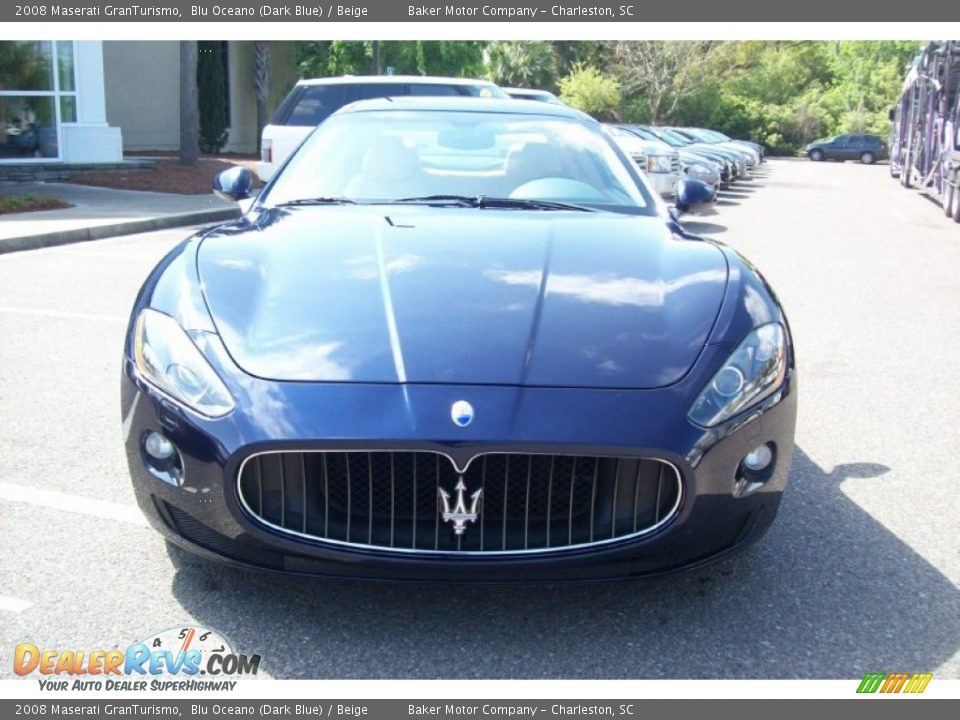 2008 Maserati GranTurismo Blu Oceano (Dark Blue) / Beige Photo #4