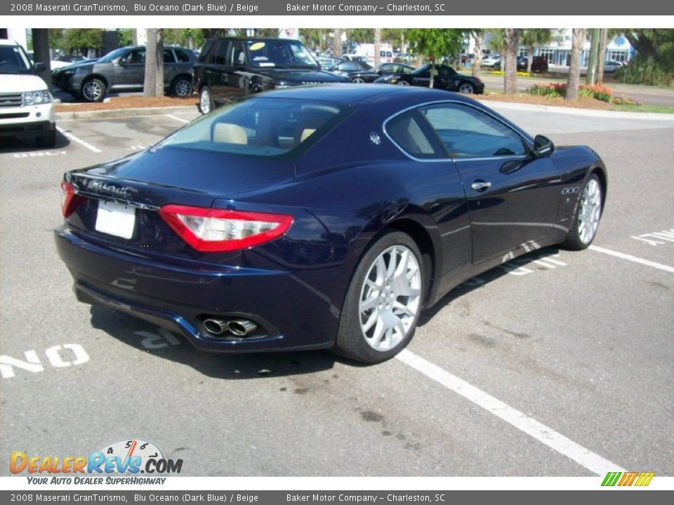 2008 Maserati GranTurismo Blu Oceano (Dark Blue) / Beige Photo #7