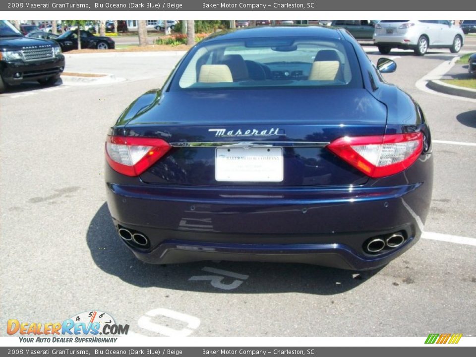 2008 Maserati GranTurismo Blu Oceano (Dark Blue) / Beige Photo #8