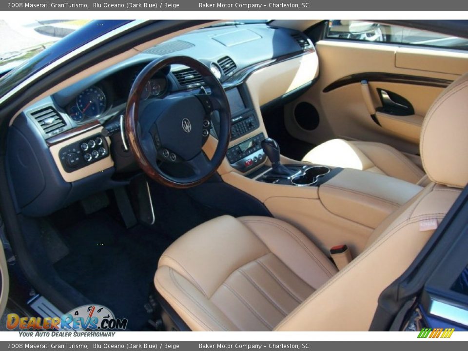 Beige Interior - 2008 Maserati GranTurismo  Photo #9