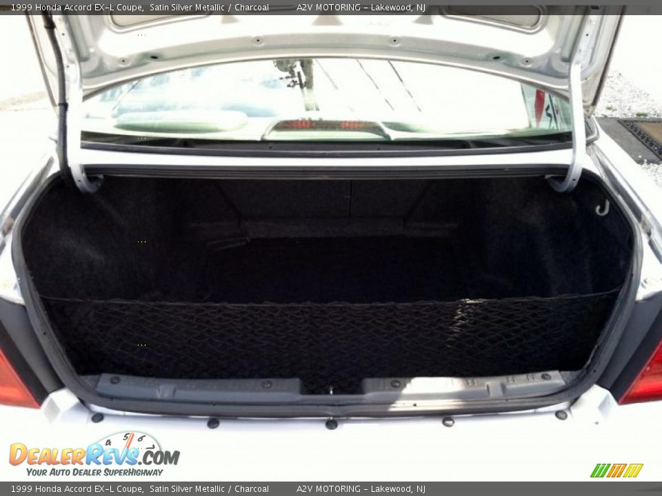 1999 Honda Accord EX-L Coupe Satin Silver Metallic / Charcoal Photo #13