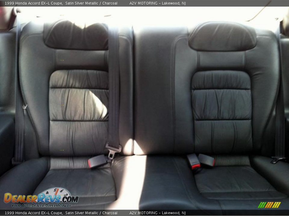 1999 Honda Accord EX-L Coupe Satin Silver Metallic / Charcoal Photo #21