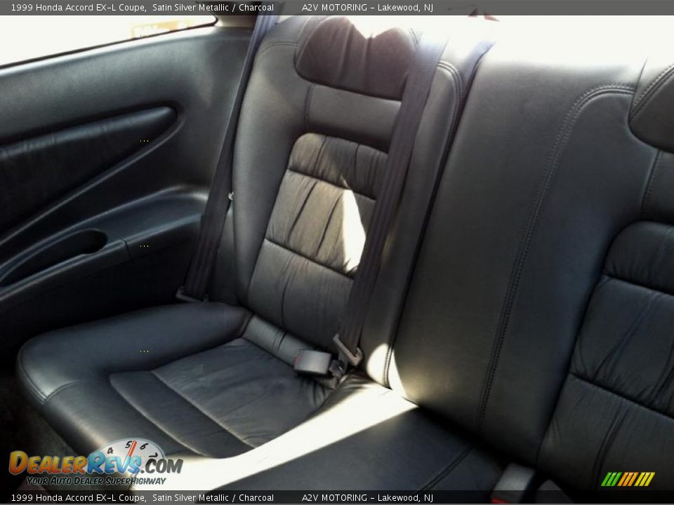 1999 Honda Accord EX-L Coupe Satin Silver Metallic / Charcoal Photo #22