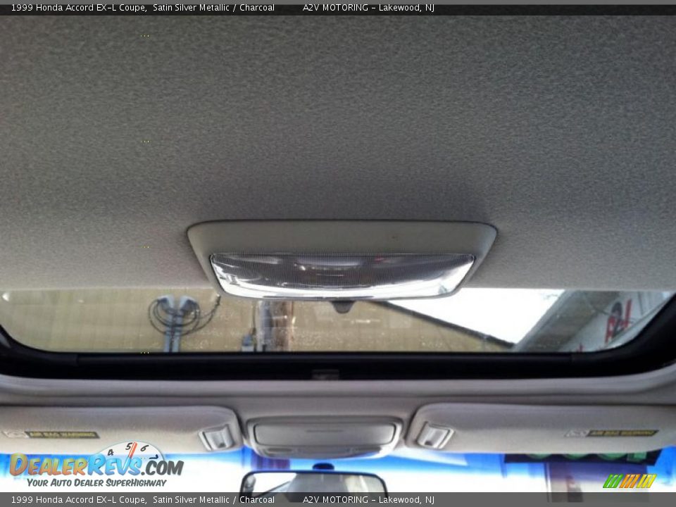 1999 Honda Accord EX-L Coupe Satin Silver Metallic / Charcoal Photo #30