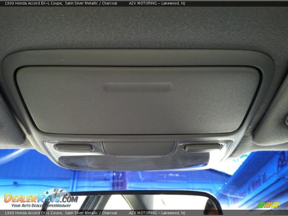 1999 Honda Accord EX-L Coupe Satin Silver Metallic / Charcoal Photo #31