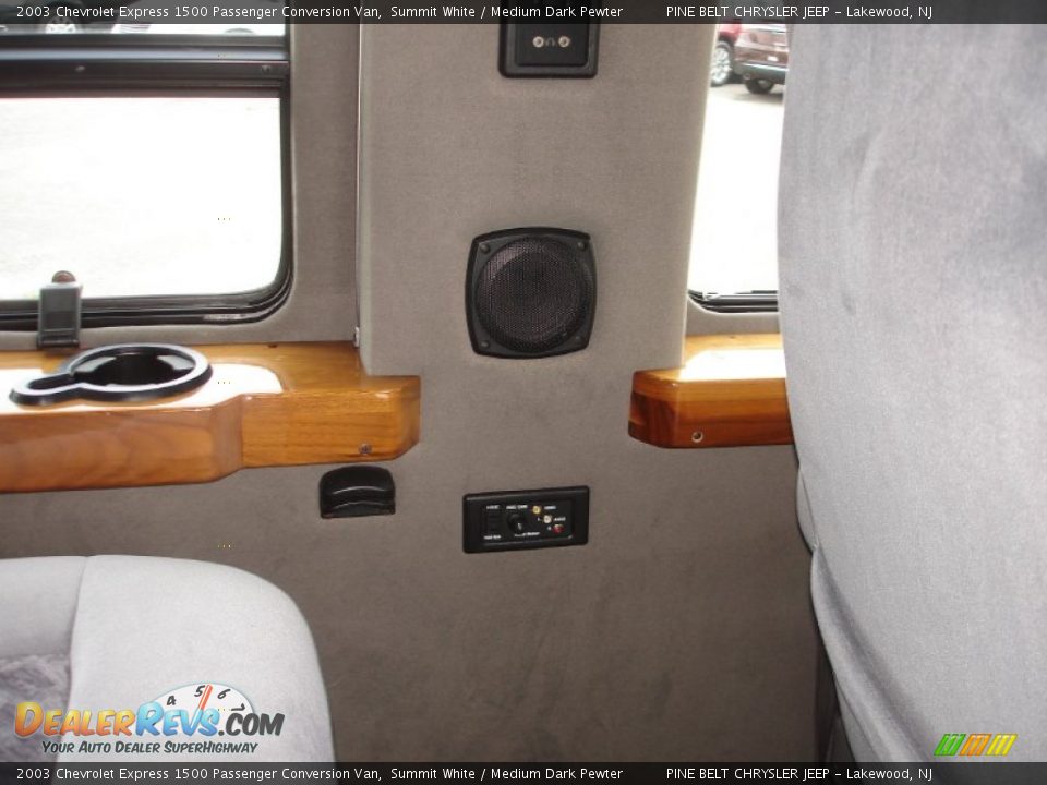 2003 Chevrolet Express 1500 Passenger Conversion Van Summit White / Medium Dark Pewter Photo #16