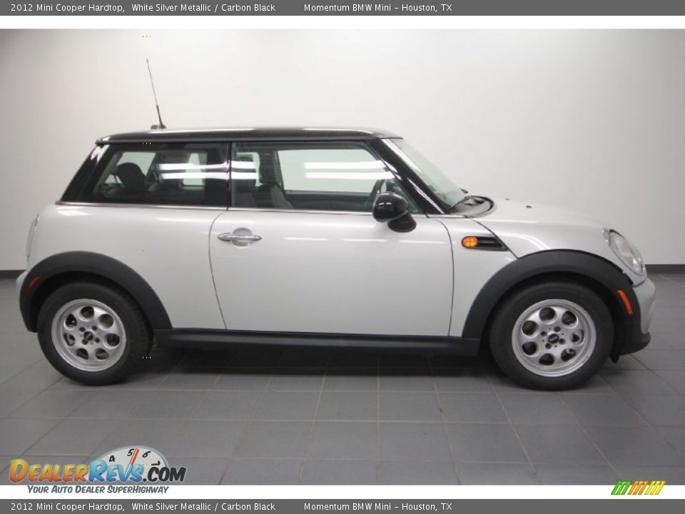 White Silver Metallic 2012 Mini Cooper Hardtop Photo #2
