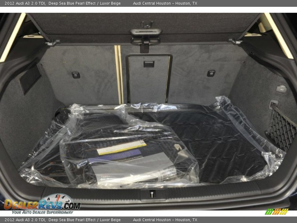 2012 Audi A3 2.0 TDI Deep Sea Blue Pearl Effect / Luxor Beige Photo #22