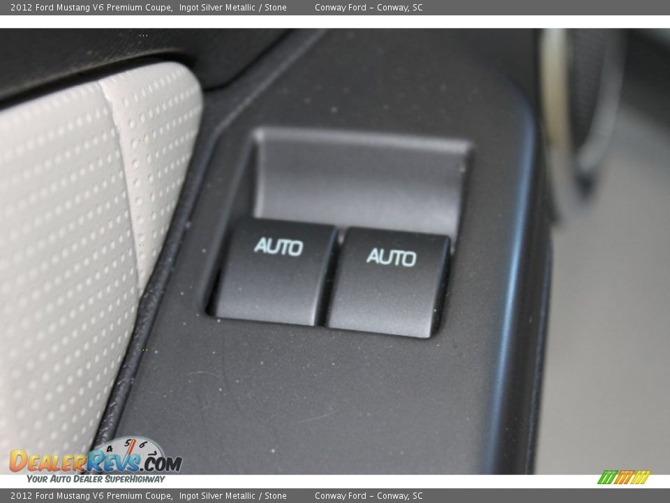 2012 Ford Mustang V6 Premium Coupe Ingot Silver Metallic / Stone Photo #19