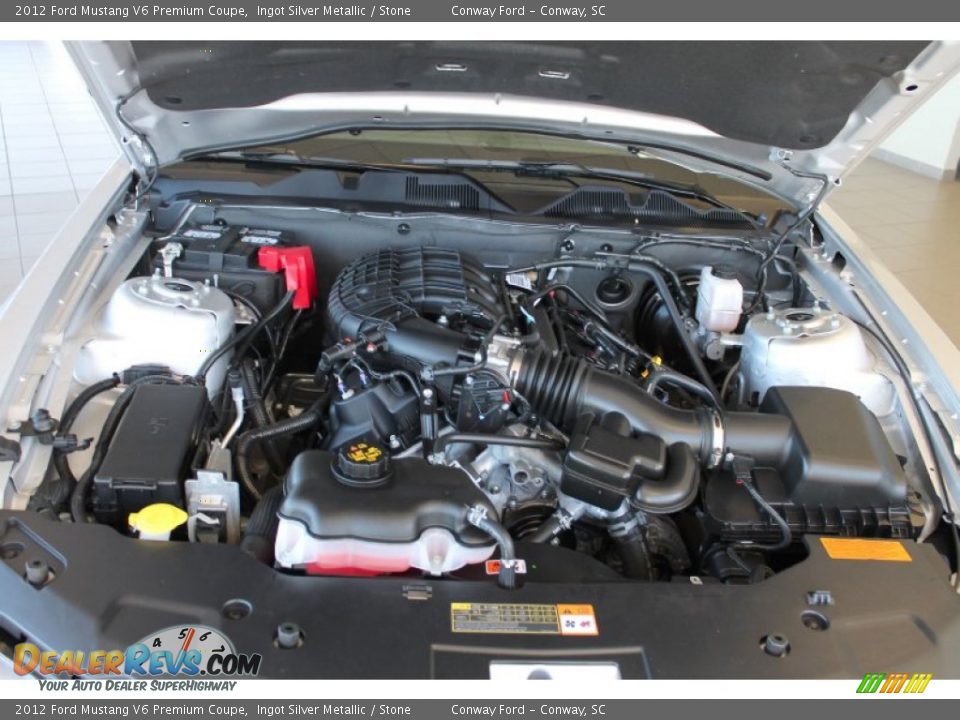 2012 Ford Mustang V6 Premium Coupe 3.7 Liter DOHC 24-Valve Ti-VCT V6 Engine Photo #28
