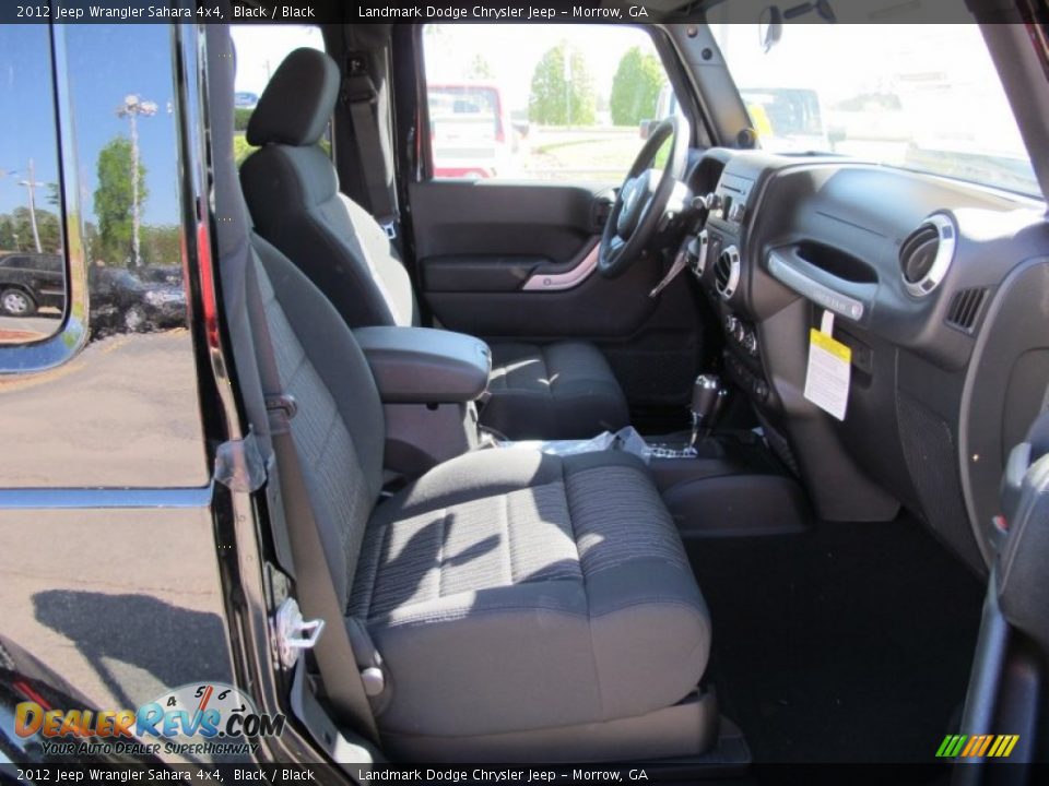 2012 Jeep Wrangler Sahara 4x4 Black / Black Photo #9